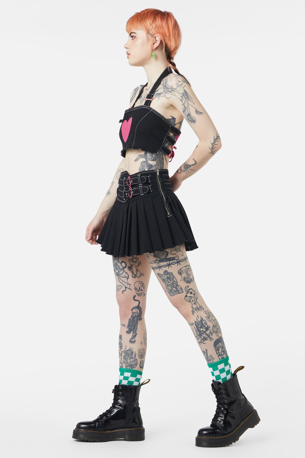 Dangerfield - Kewties Heart Corset - black