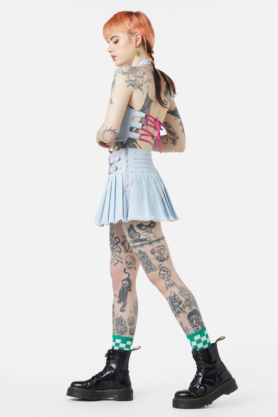 Dangerfield - Kewties Heart Corset - blue