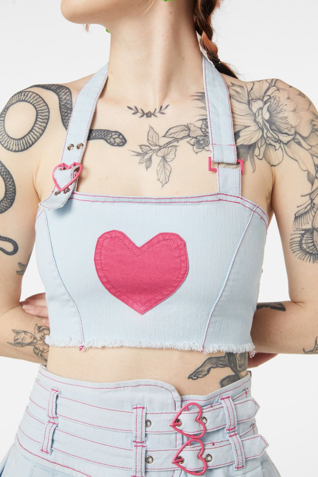 Dangerfield - Kewties Heart Corset - blue