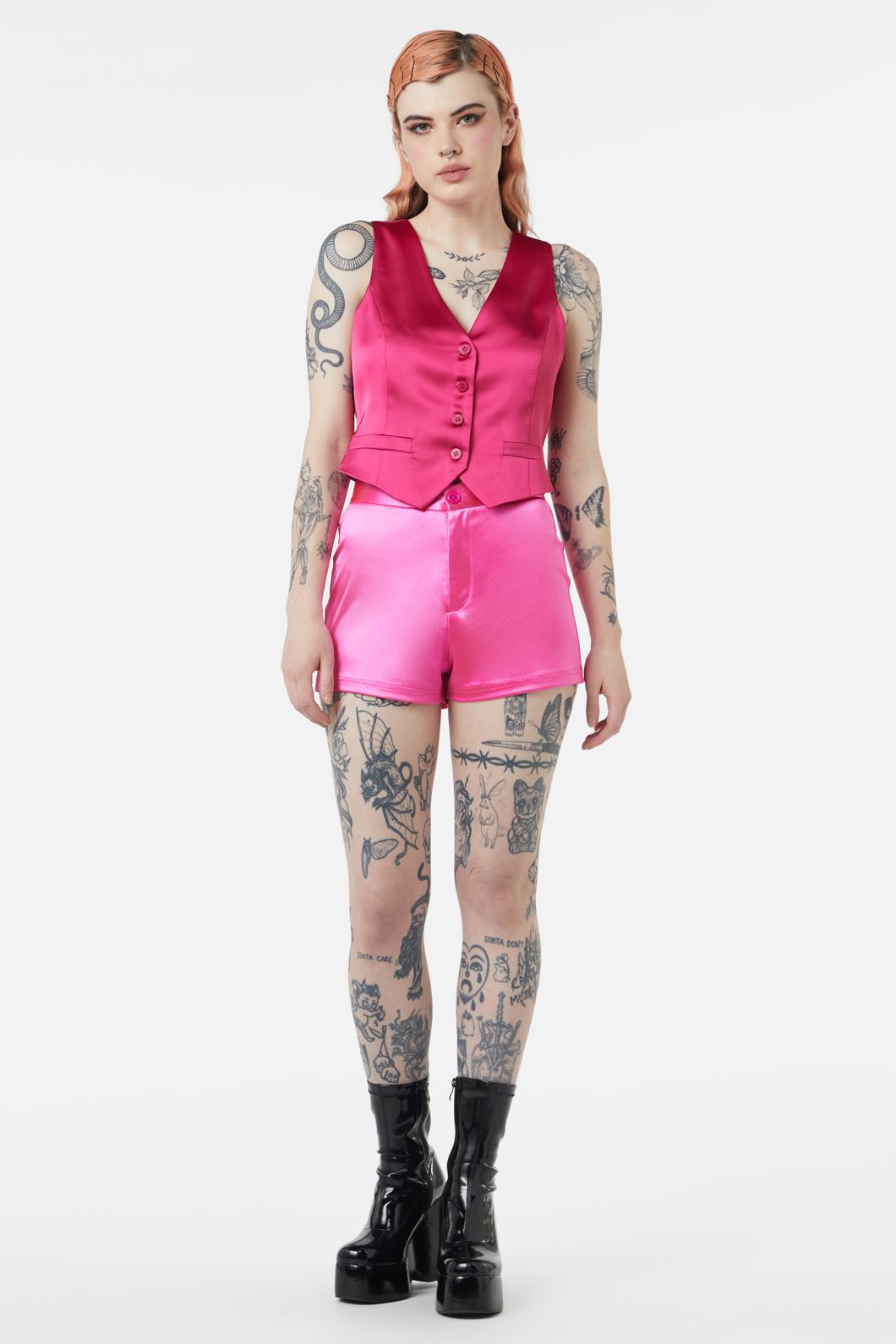 Dangerfield - Call Me Vest - raspberry