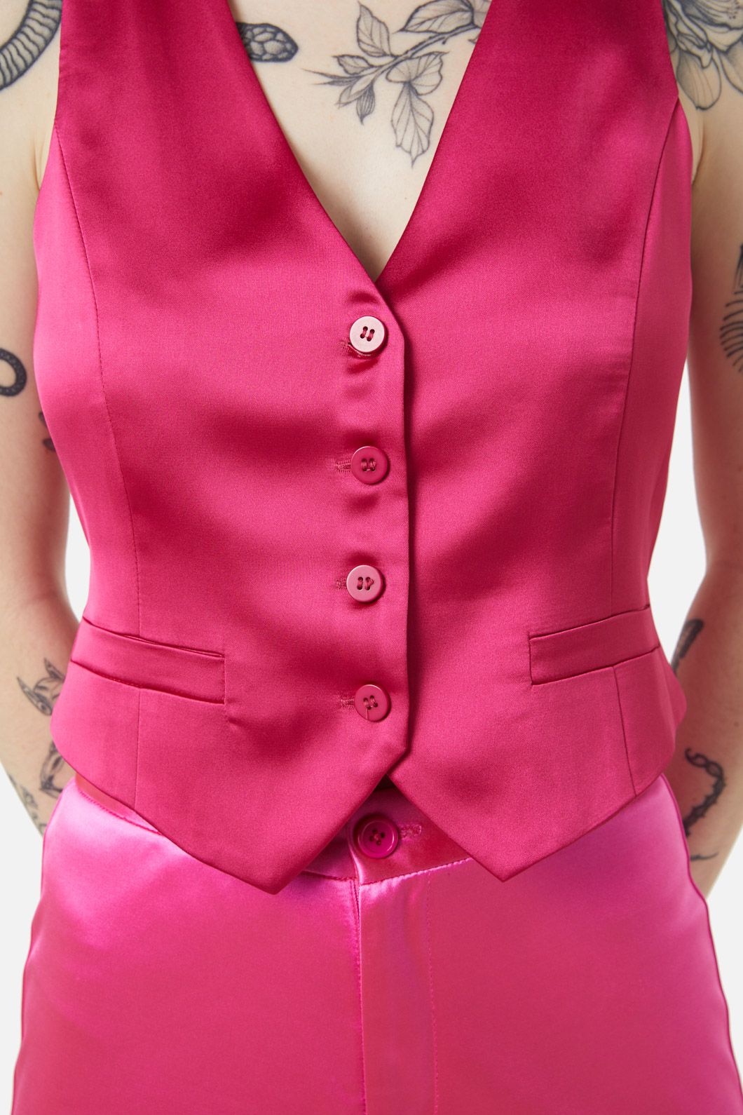 Dangerfield - Call Me Vest - raspberry