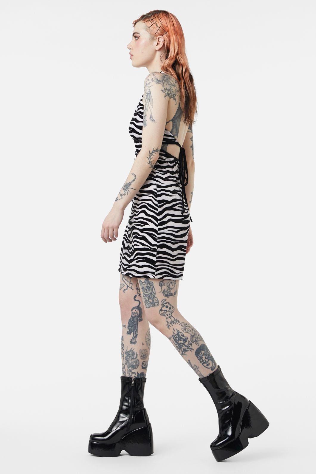 Dangerfield - Debbie Dress - black-white