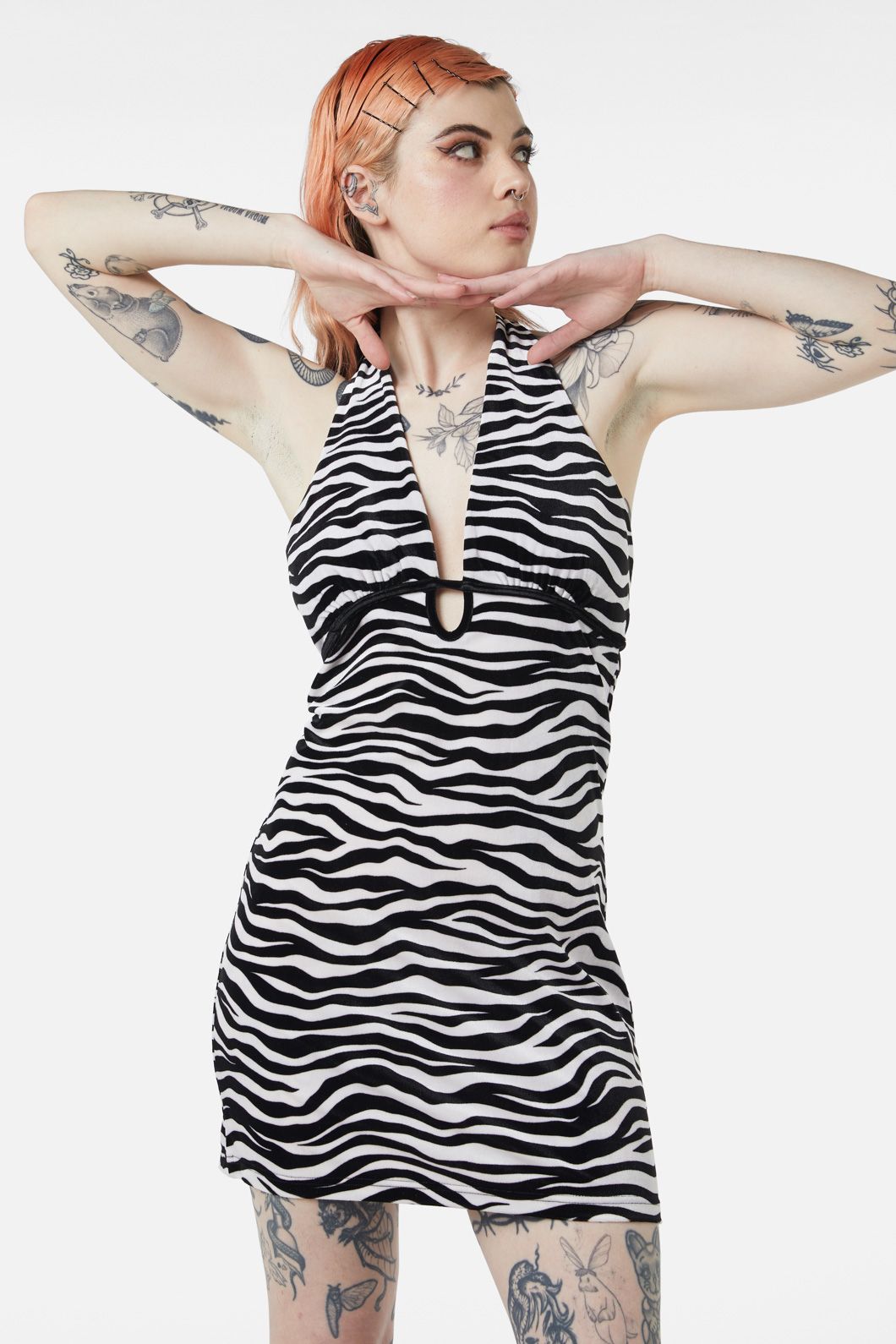 Dangerfield - Debbie Dress - black-white