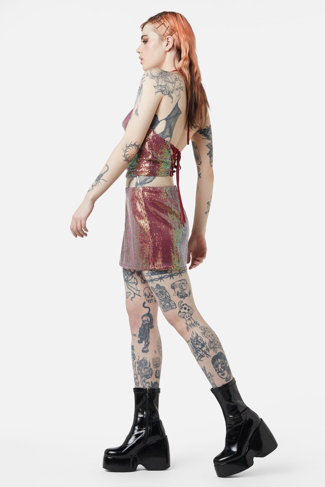 Dangerfield - Gloria Top - raspberry