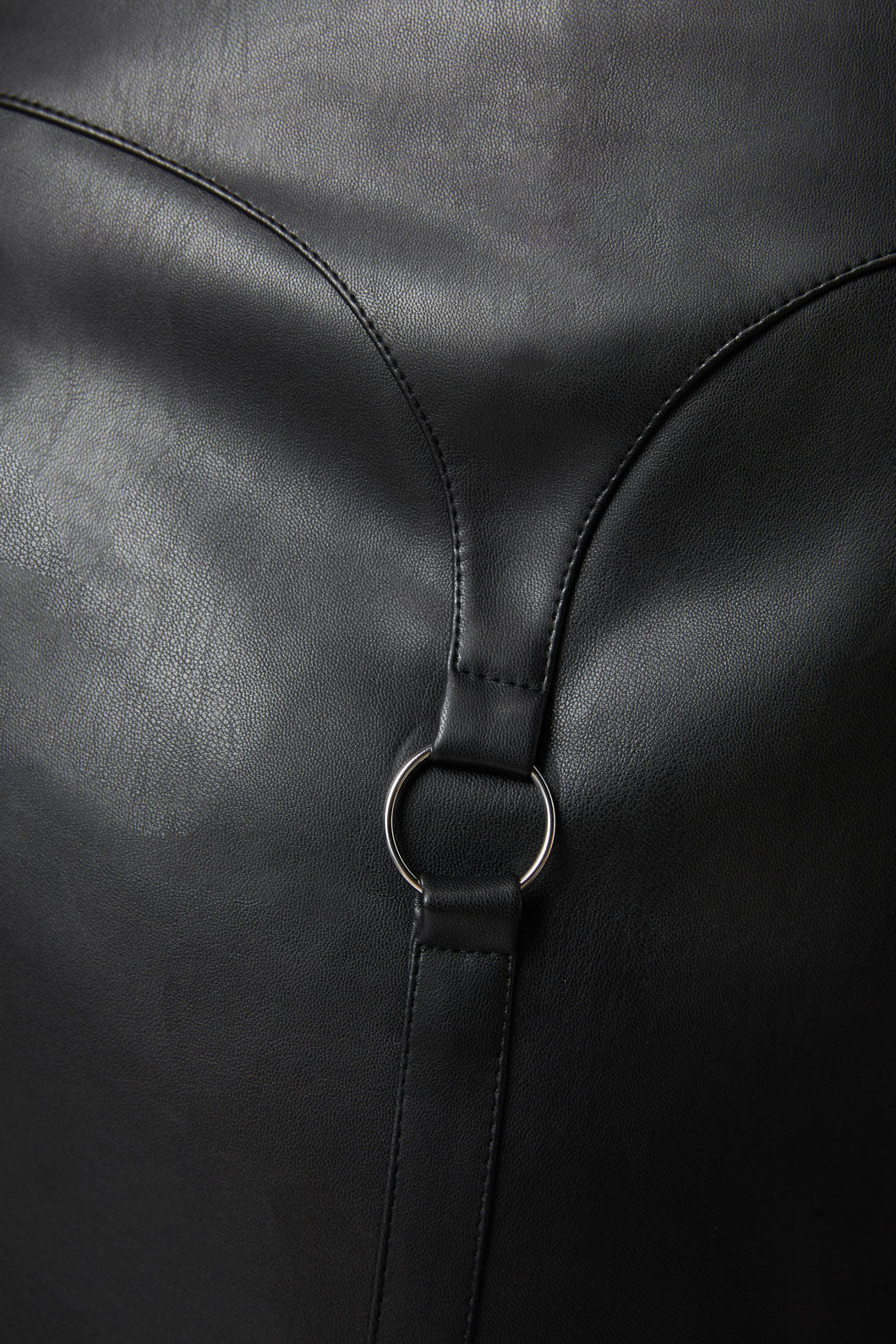 Dangerfield - Curve Guarded Pu Skirt - black