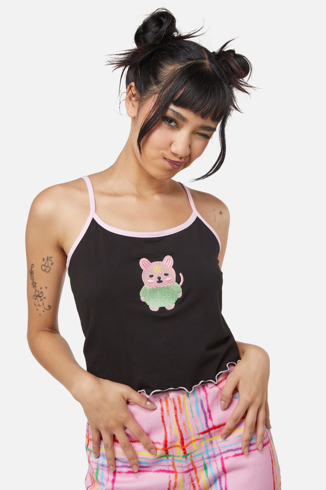 Dangerfield - Hottest B Kewtie Singlet - black