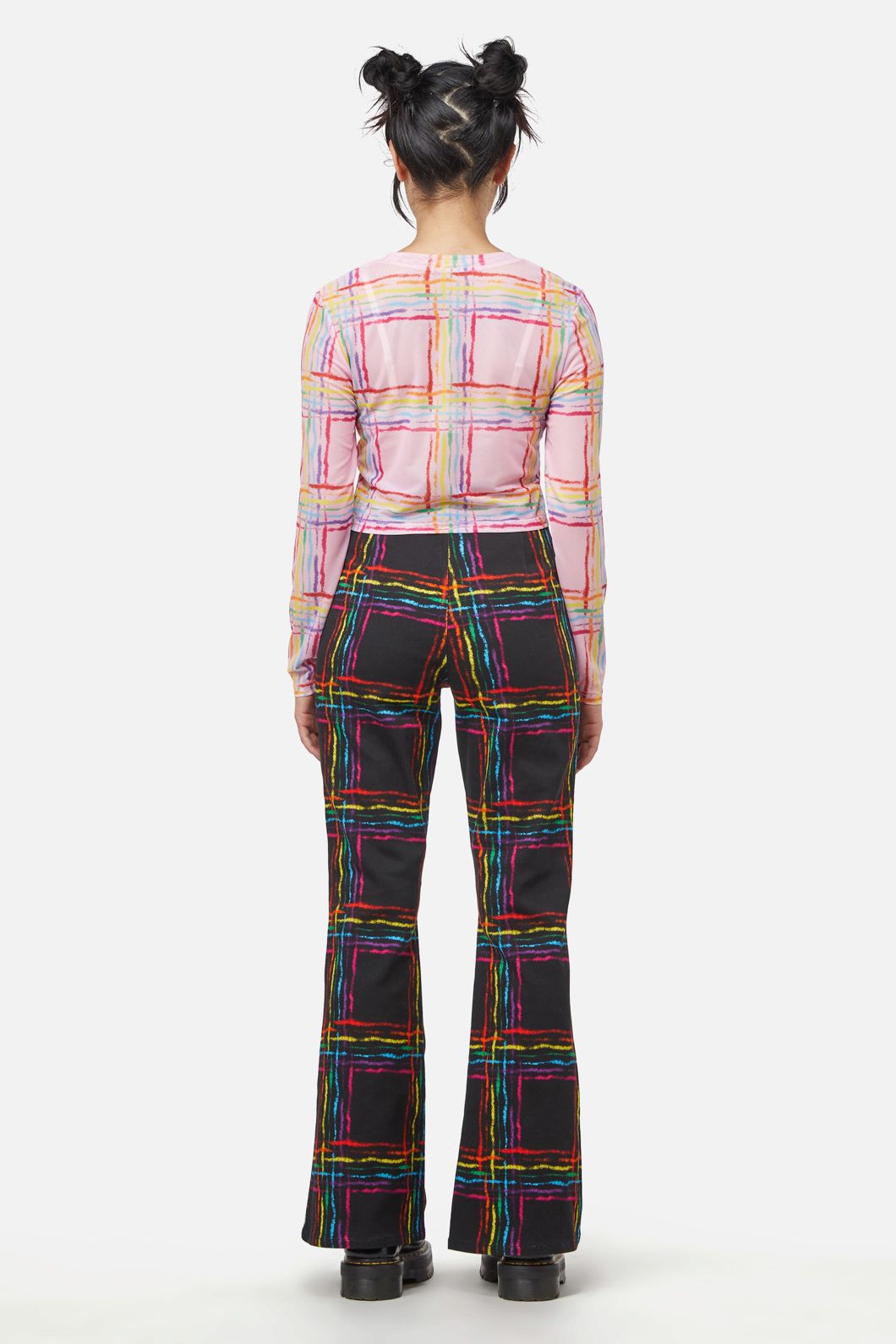 Dangerfield - Hype Queen Mesh Crop - pink