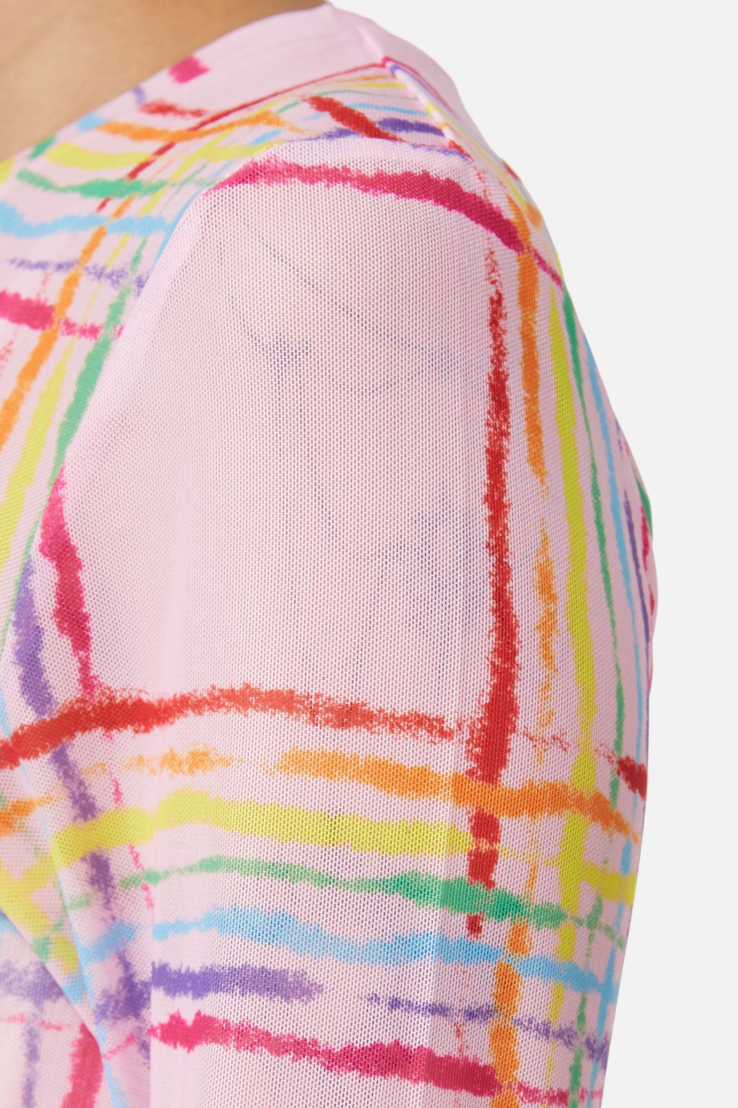 Dangerfield - Hype Queen Mesh Crop - pink