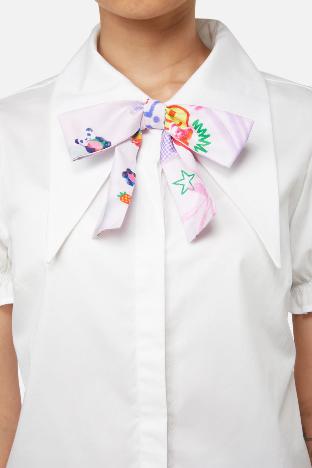 Dangerfield - Zero Concentration Bow Top - white