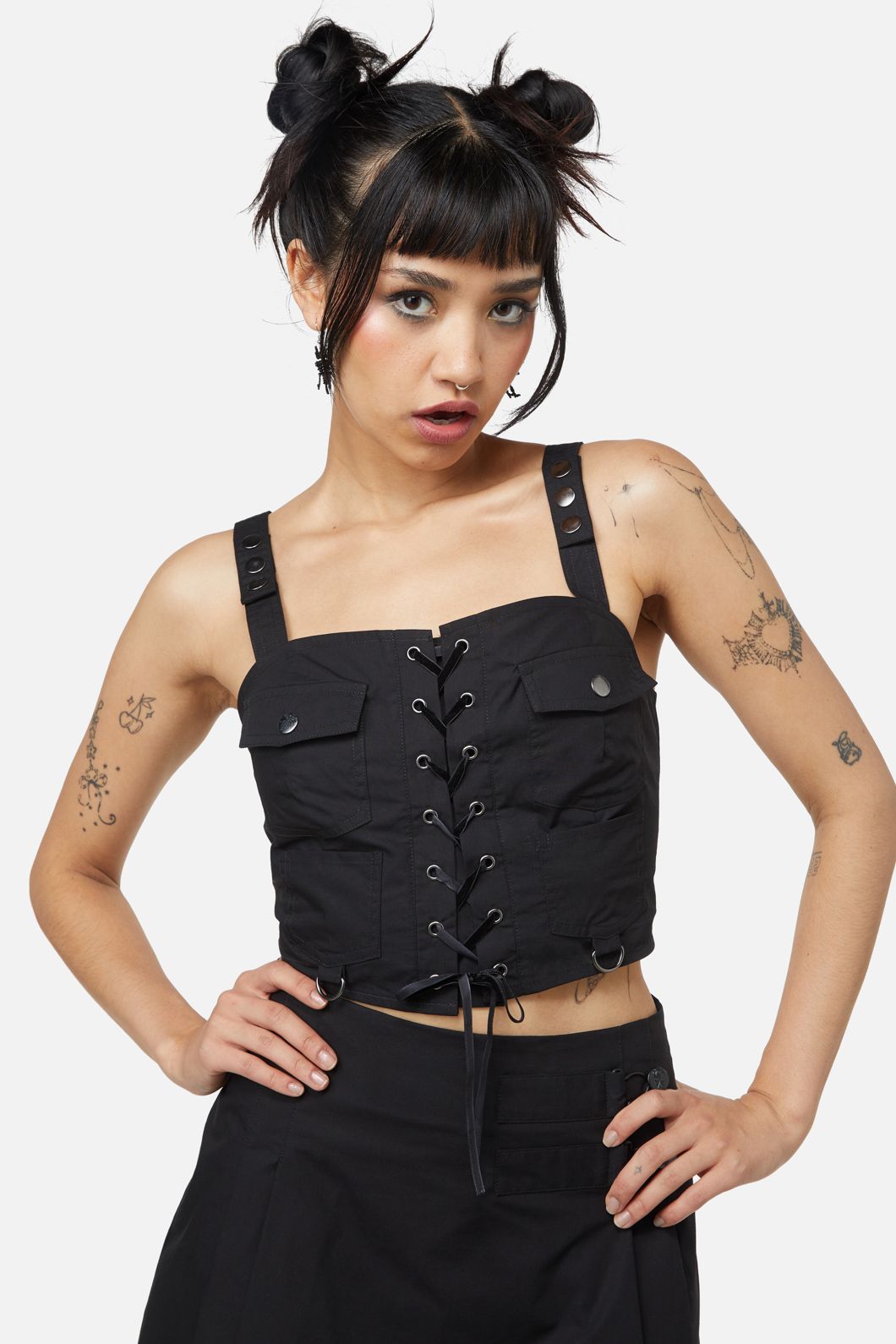 Dangerfield - Field Work Utility Bodice - black