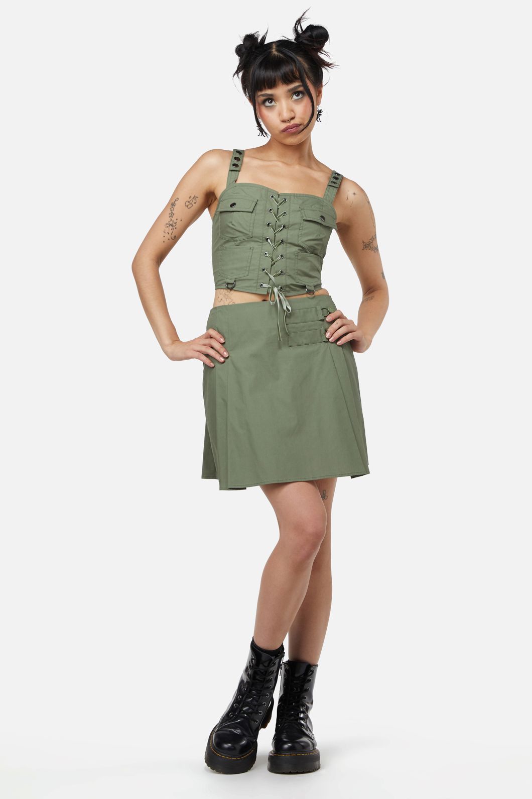 Dangerfield - Field Work Utility Bodice - olive