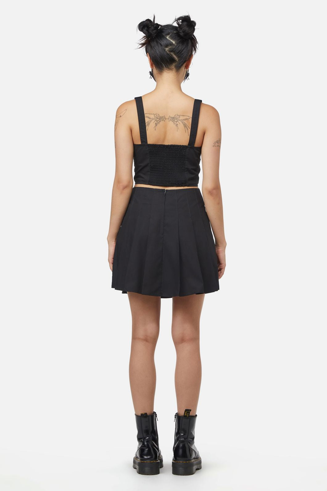 Dangerfield - Field Work Pleated Skirt - black