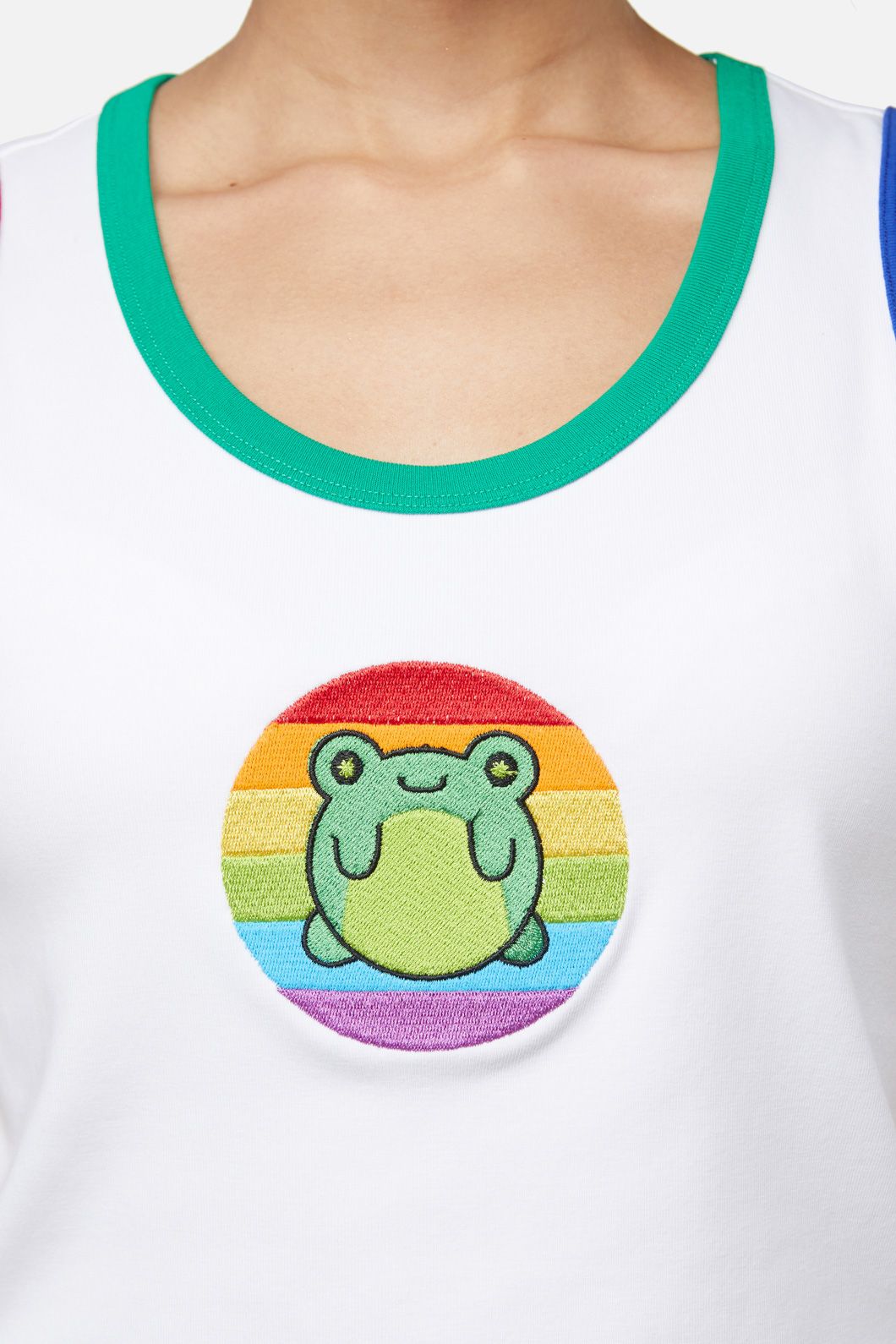 Dangerfield - Rainbow Frog Tank - white