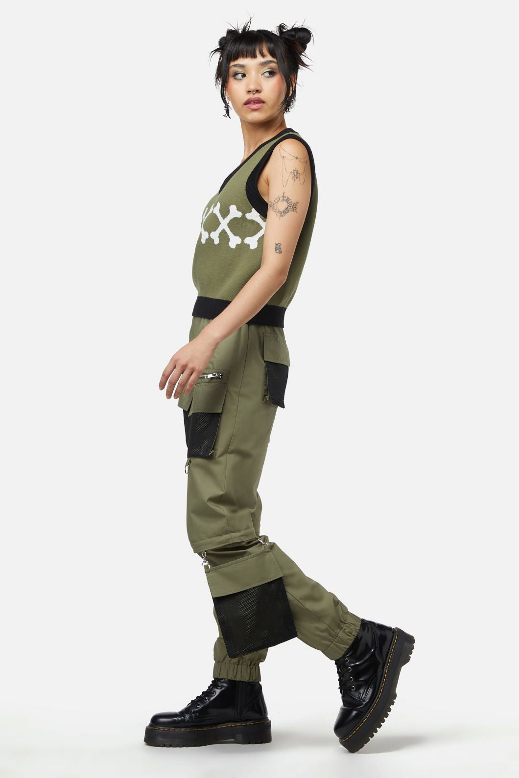 Dangerfield - Early Jurrassic Knit Vest - olive