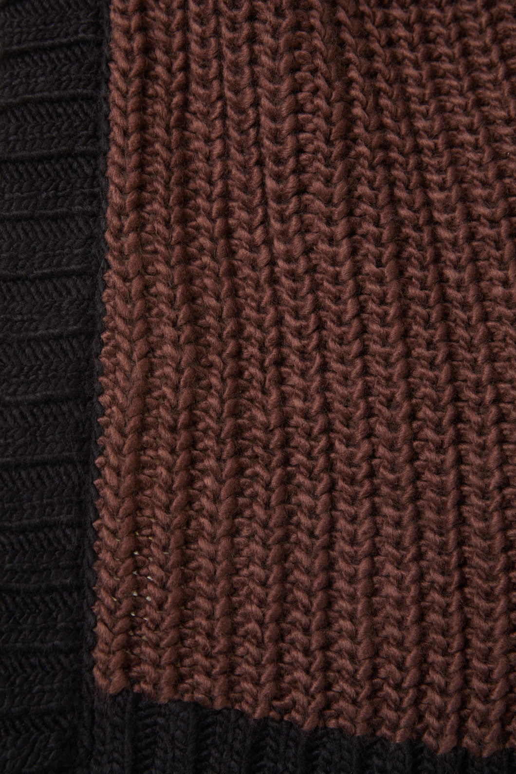 Dangerfield - Field Work Chunky Knit Cardi - brown