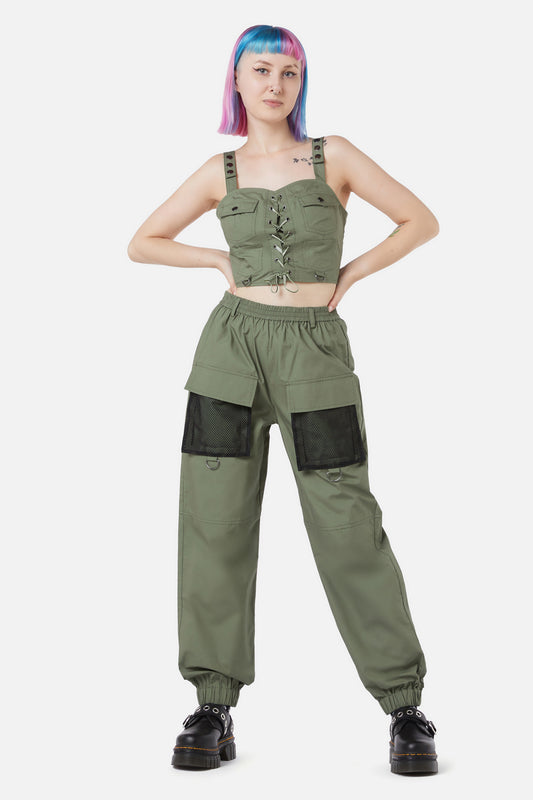 Dangerfield - Field Work Cargo Pant - olive