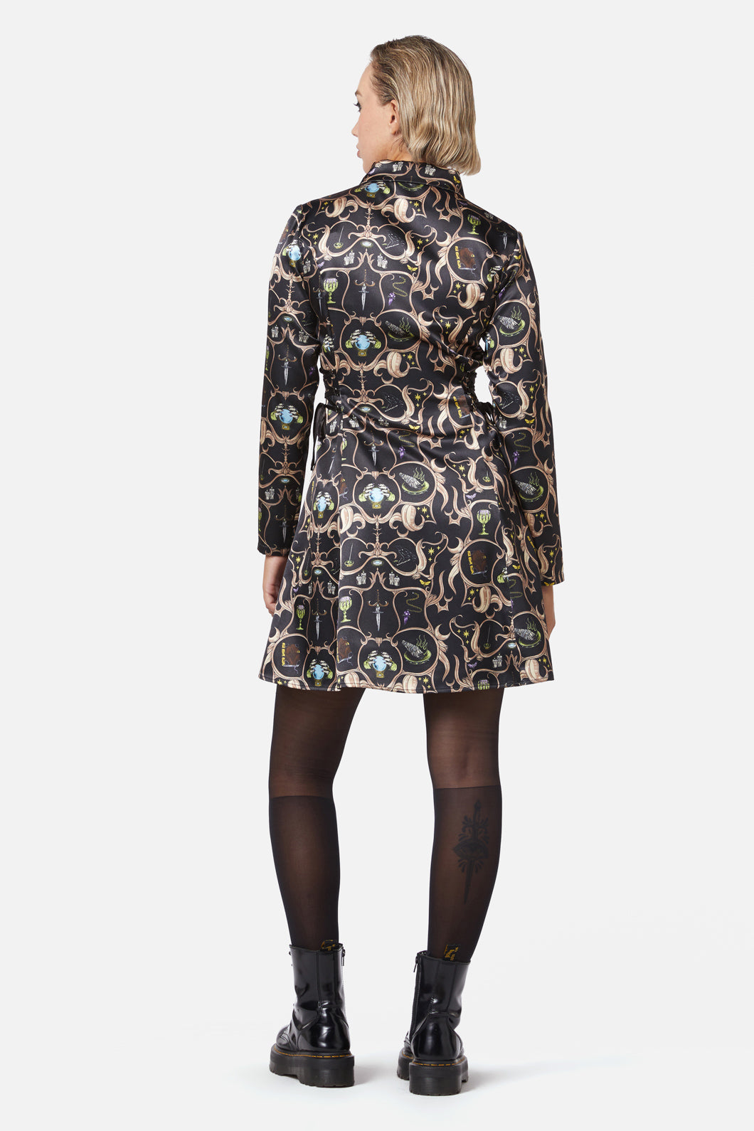 Dangerfield - Ceremonial Printed Shirt Dress - multi