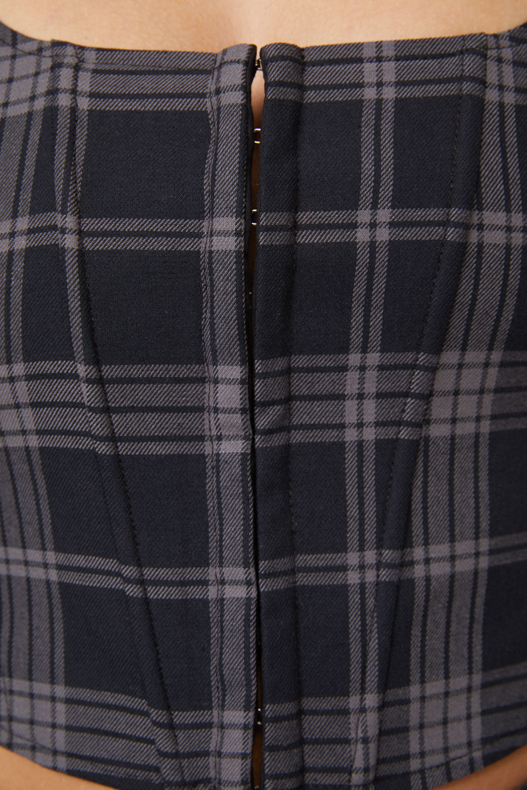 Dangerfield - Victoria Tartan Corset - black