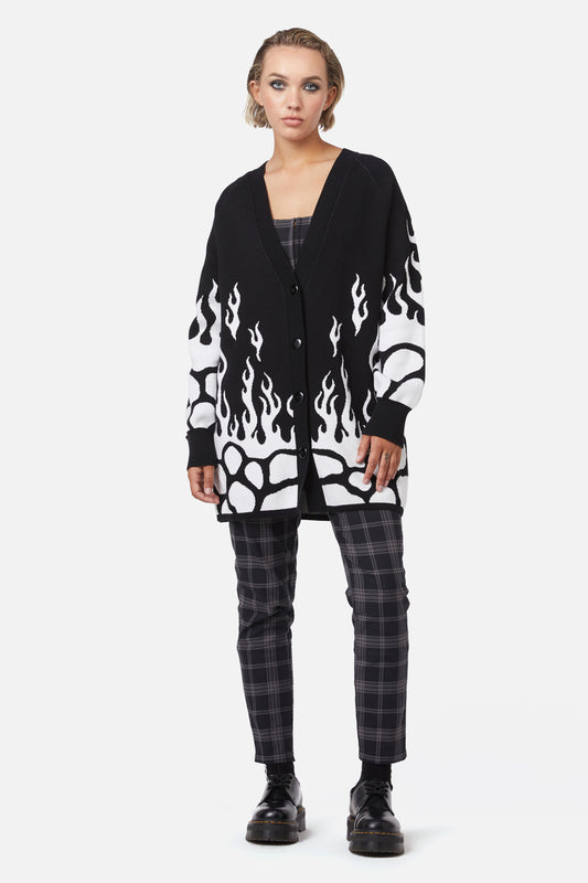 Dangerfield - Dark Tarot Cardigan - black