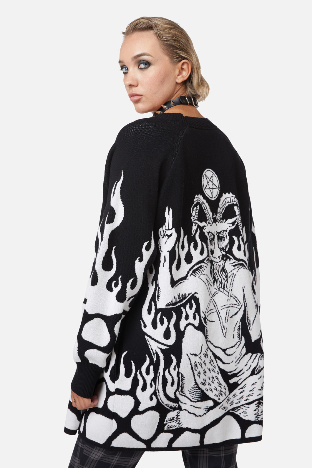 Dangerfield - Dark Tarot Cardigan - black