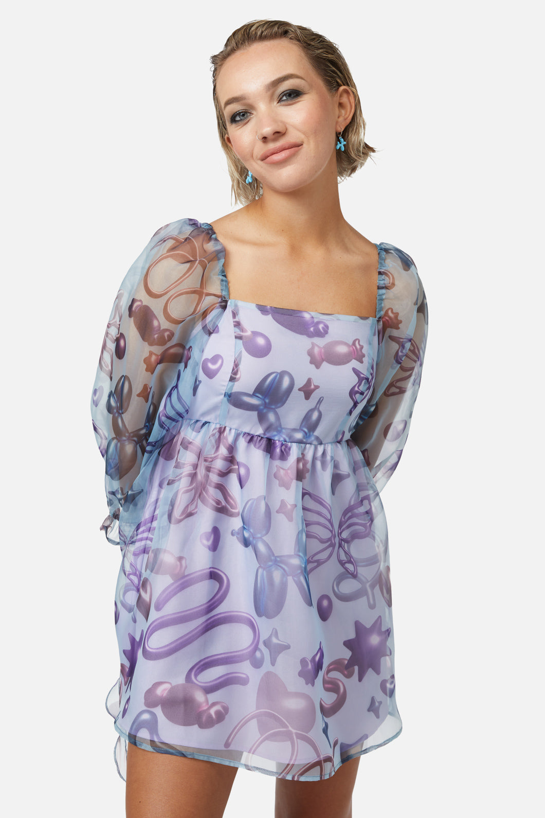 Dangerfield - Abyss Puffy Dress - multi