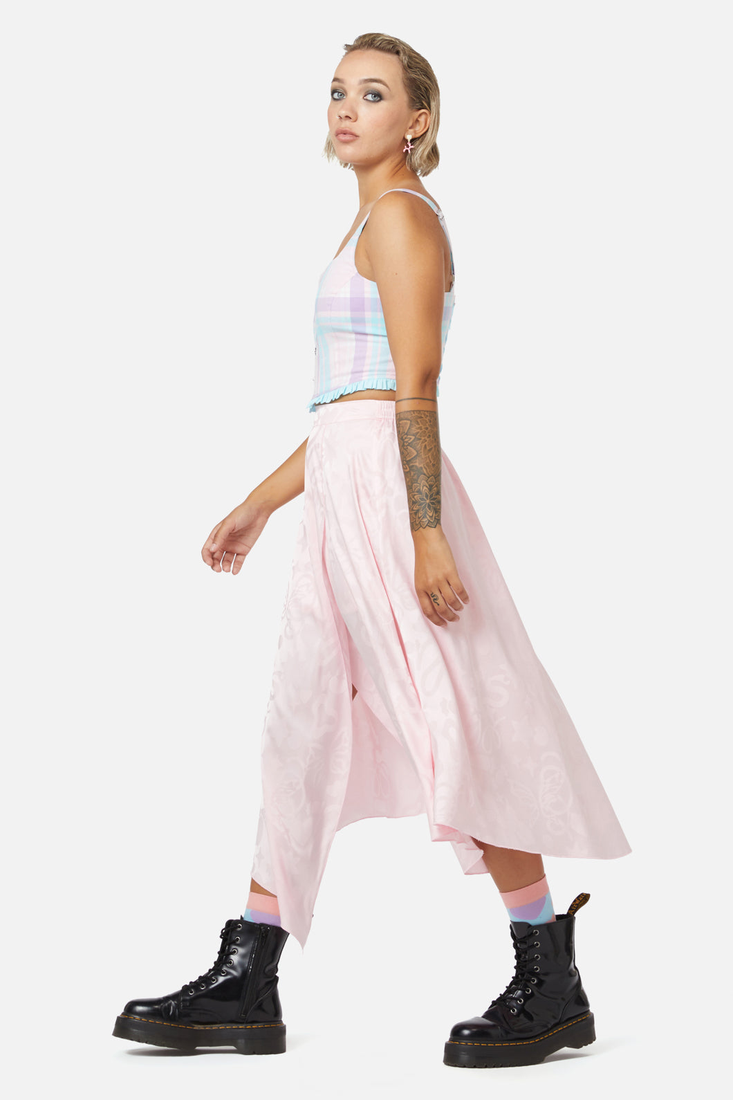 Dangerfield - Follow The Illusion Skirt - pink