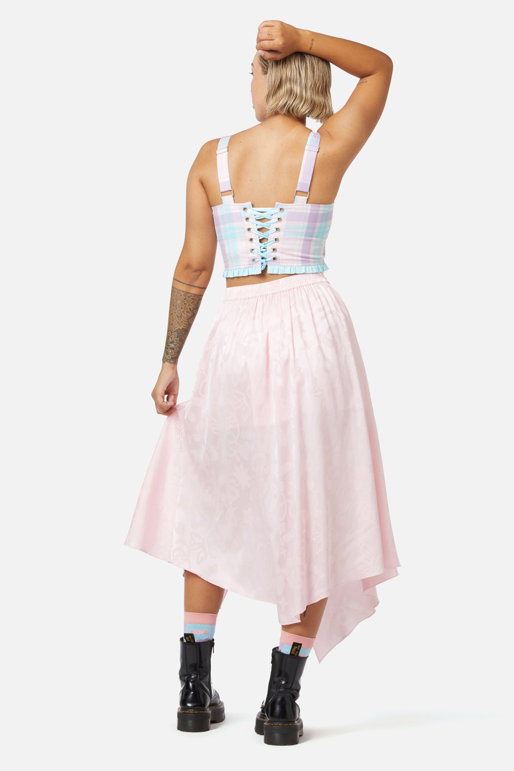 Dangerfield - Follow The Illusion Skirt - pink