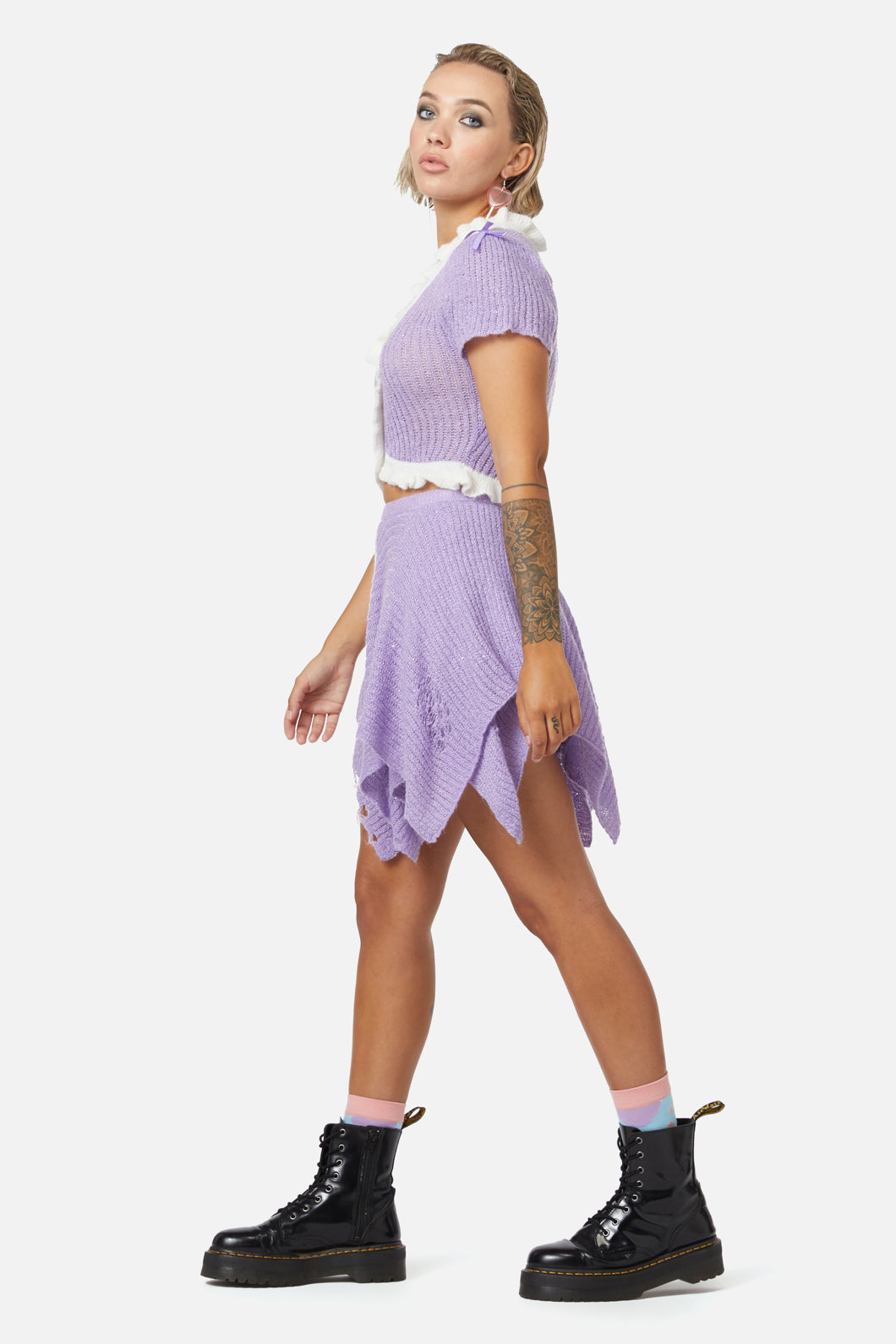 Dangerfield - Unclear New World Cardi - purple