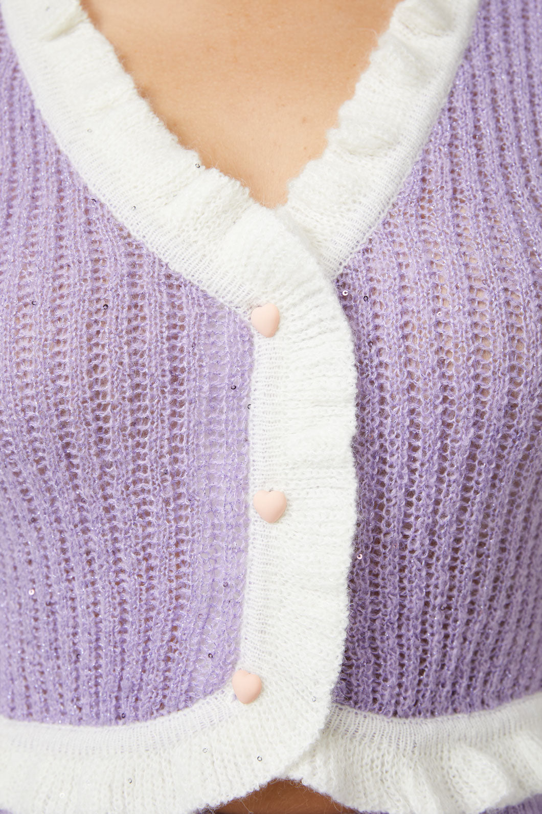 Dangerfield - Unclear New World Cardi - purple