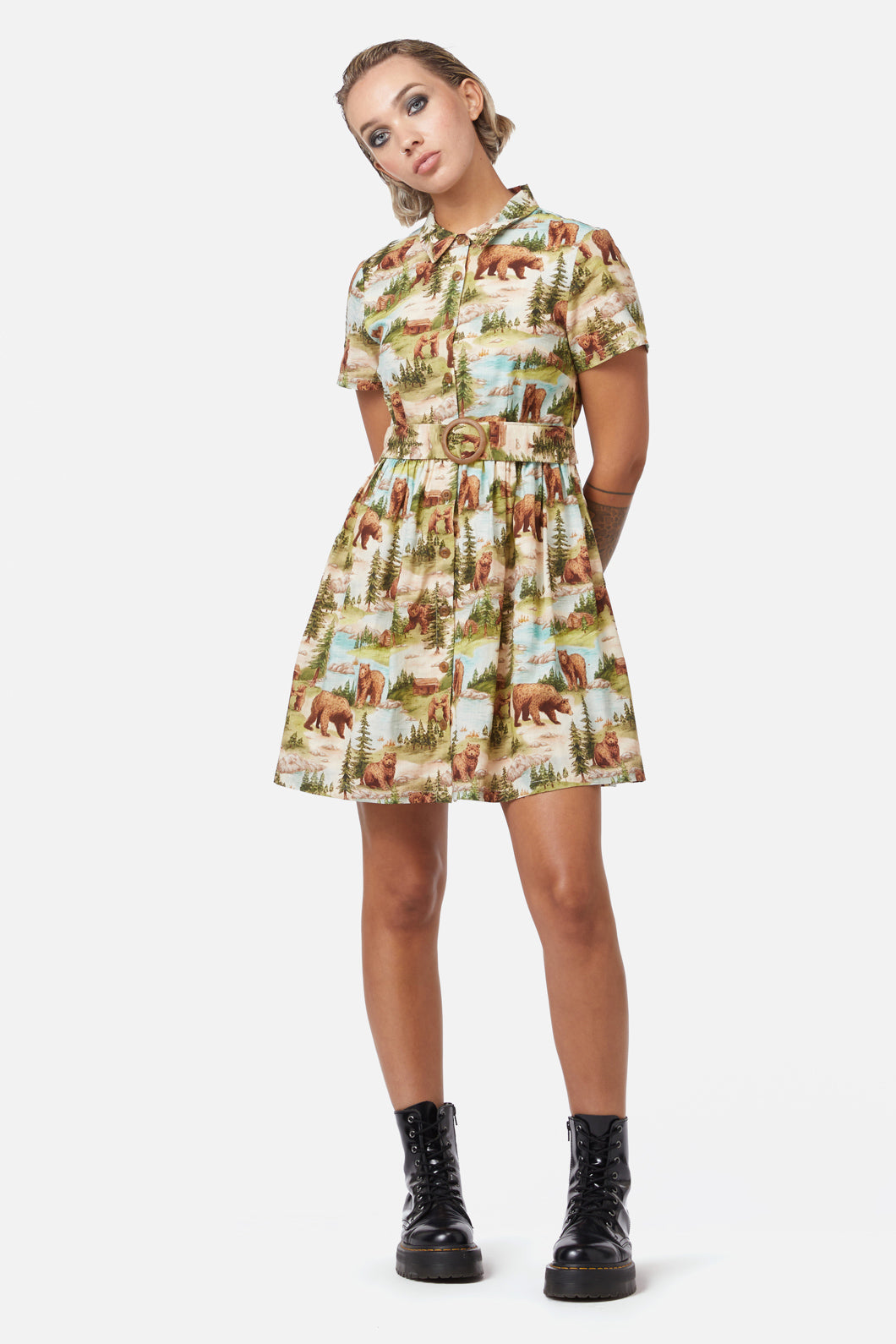 Dangerfield - Beary Cute Dress - multi