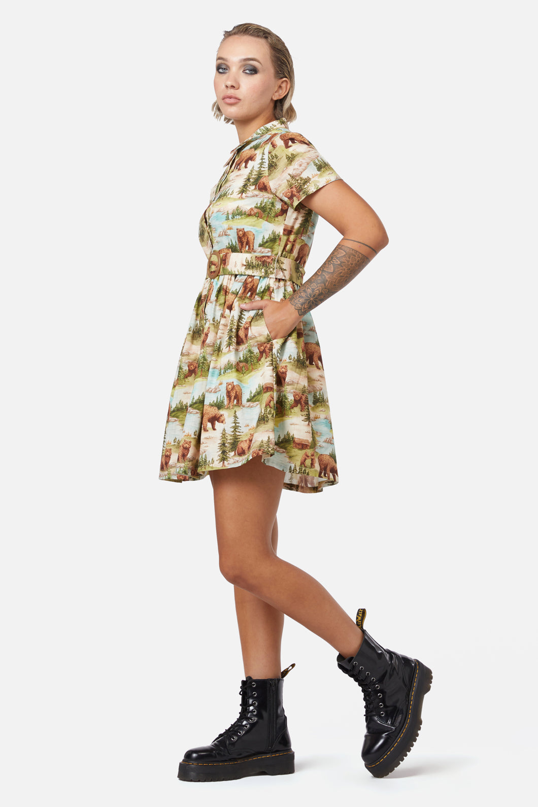 Dangerfield - Beary Cute Dress - multi