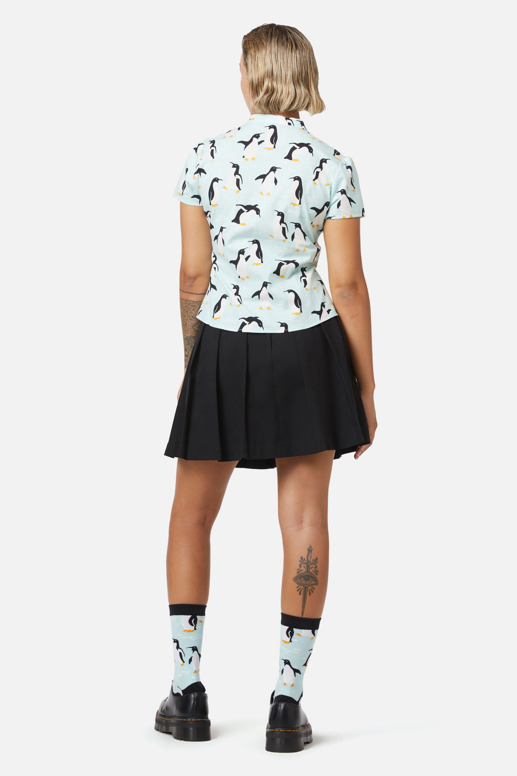 Dangerfield - Penguin Blouse - blue