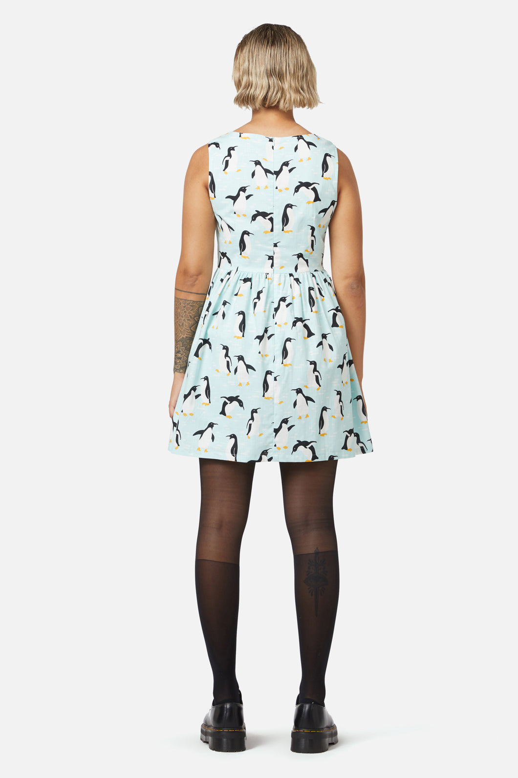 Dangerfield - Penguin Dress - blue