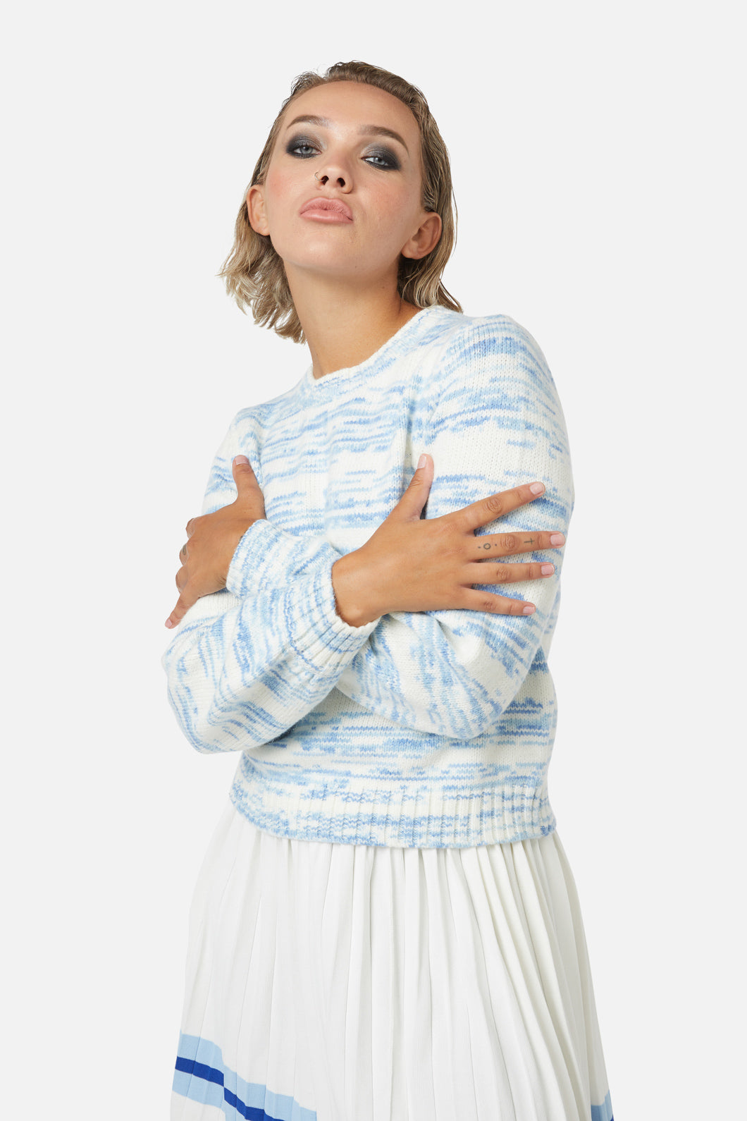 Dangerfield - Snow Fun Knit - blue