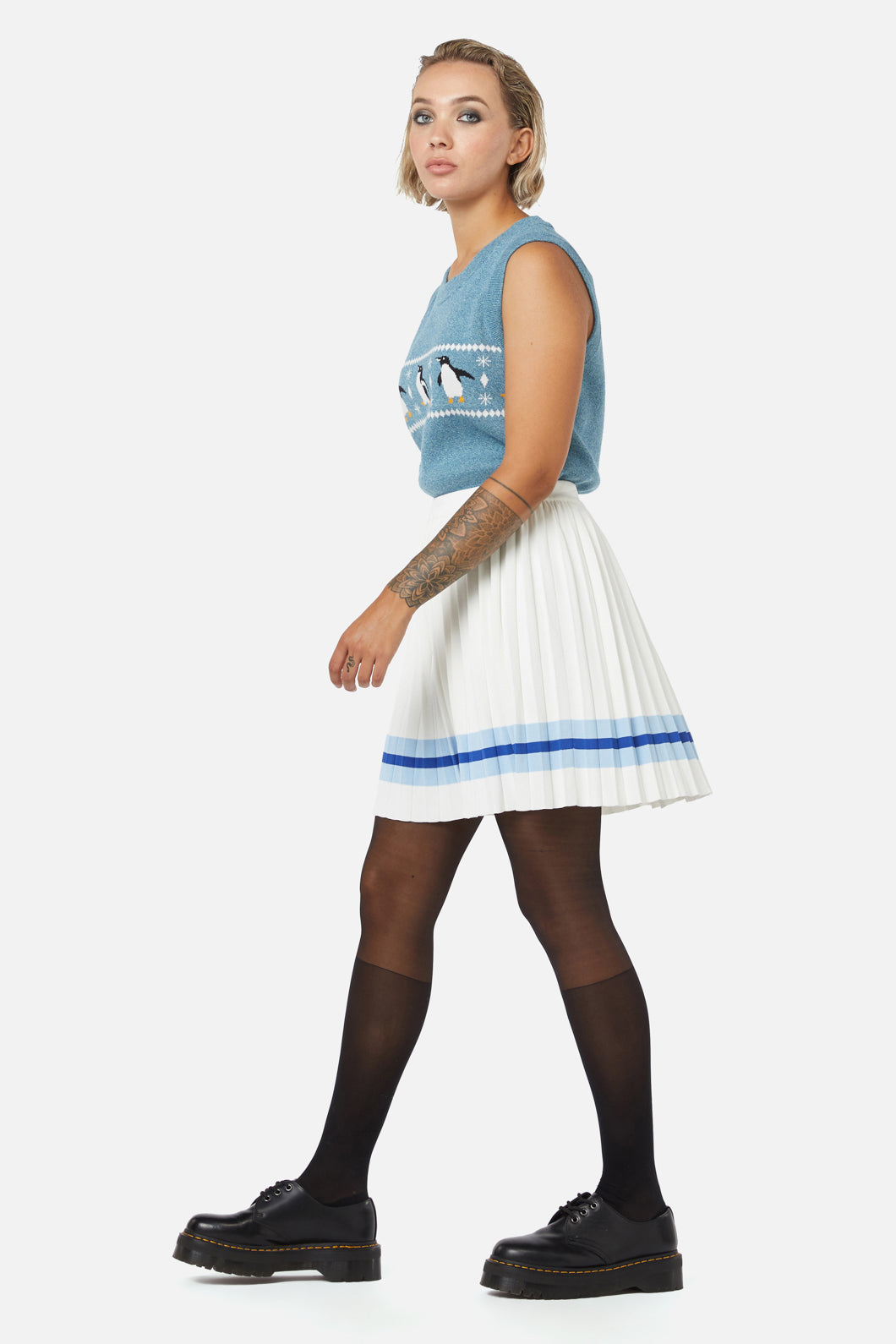 Dangerfield - Snow Fun Skirt - vintage-white