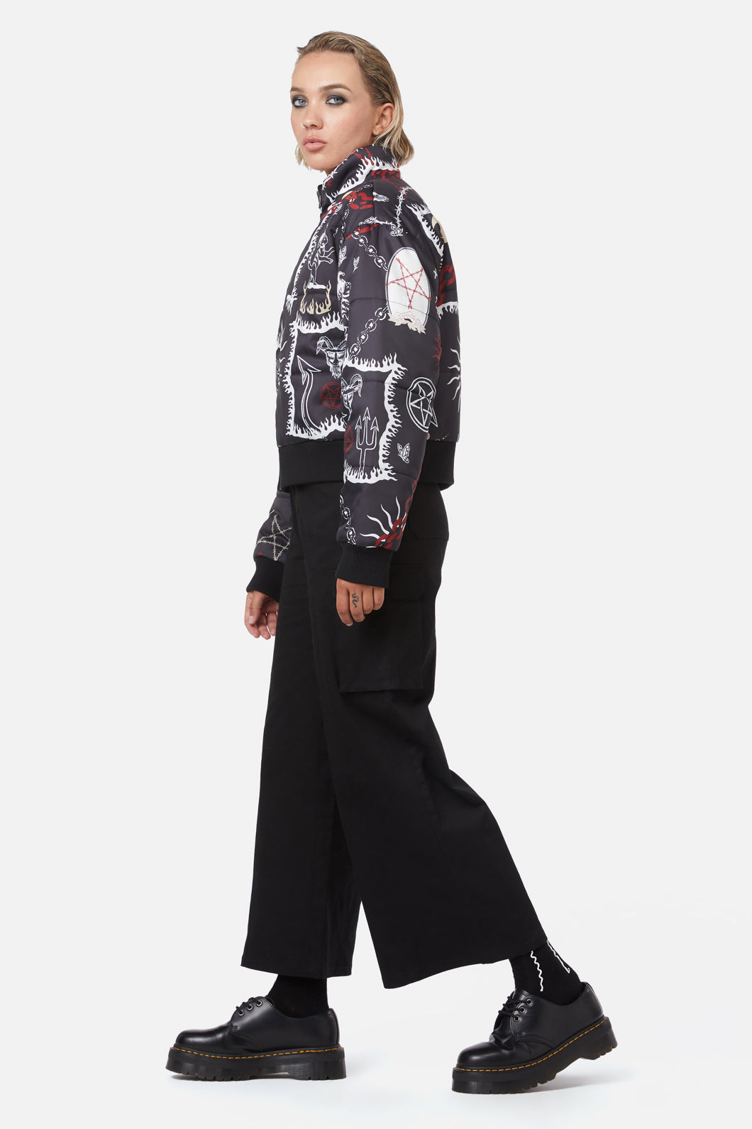 Dangerfield - Dark Tarot Puffer Jacket - multi