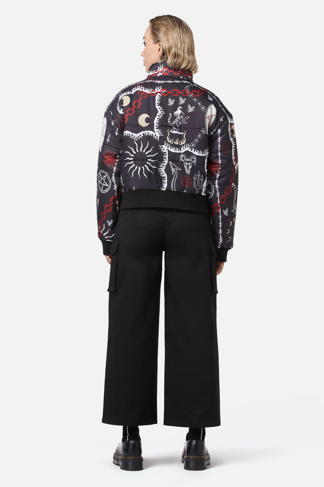 Dangerfield - Dark Tarot Puffer Jacket - multi