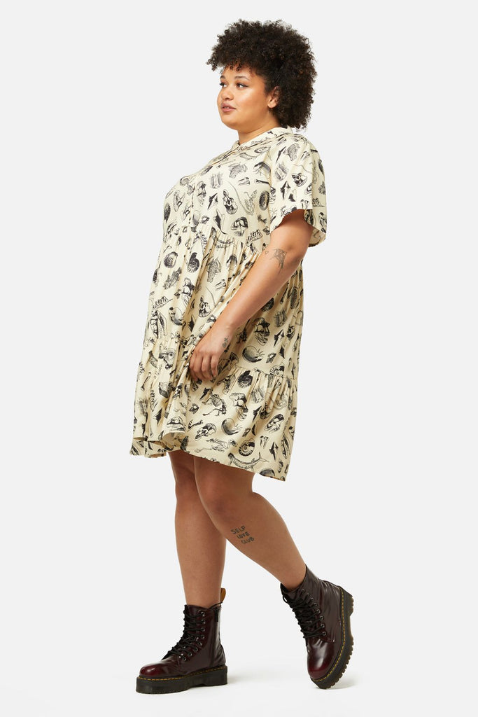 Body Fossils Printed Dress