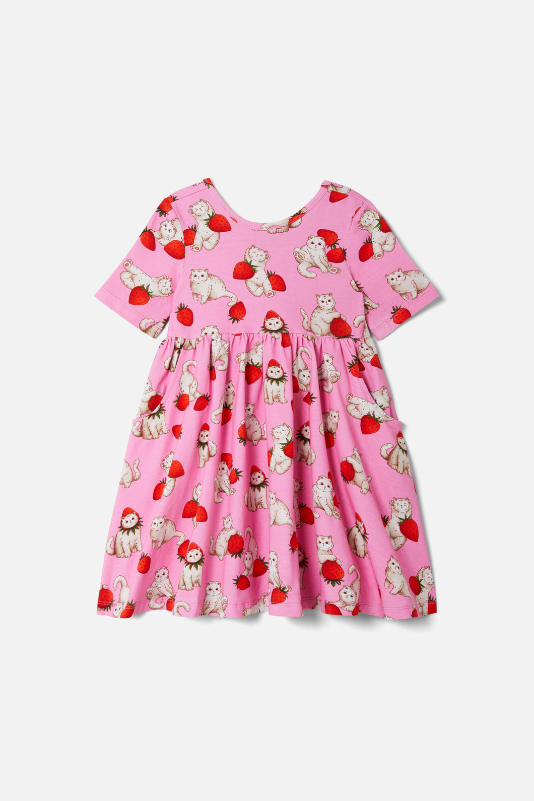 Dangerkids - Kitty Kiss Kids Dress - pink