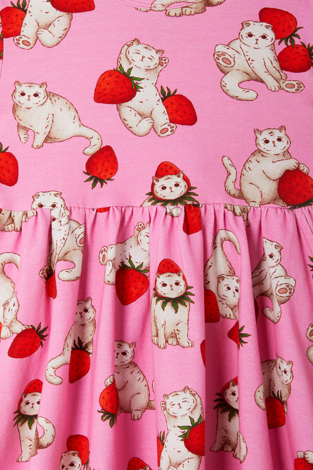 Dangerkids - Kitty Kiss Kids Dress - pink