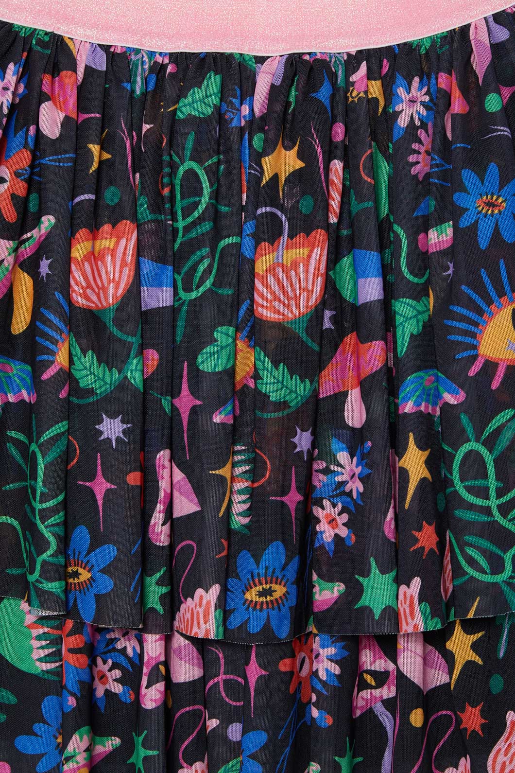 Dangerkids - Night Garden Kids Skirt - black