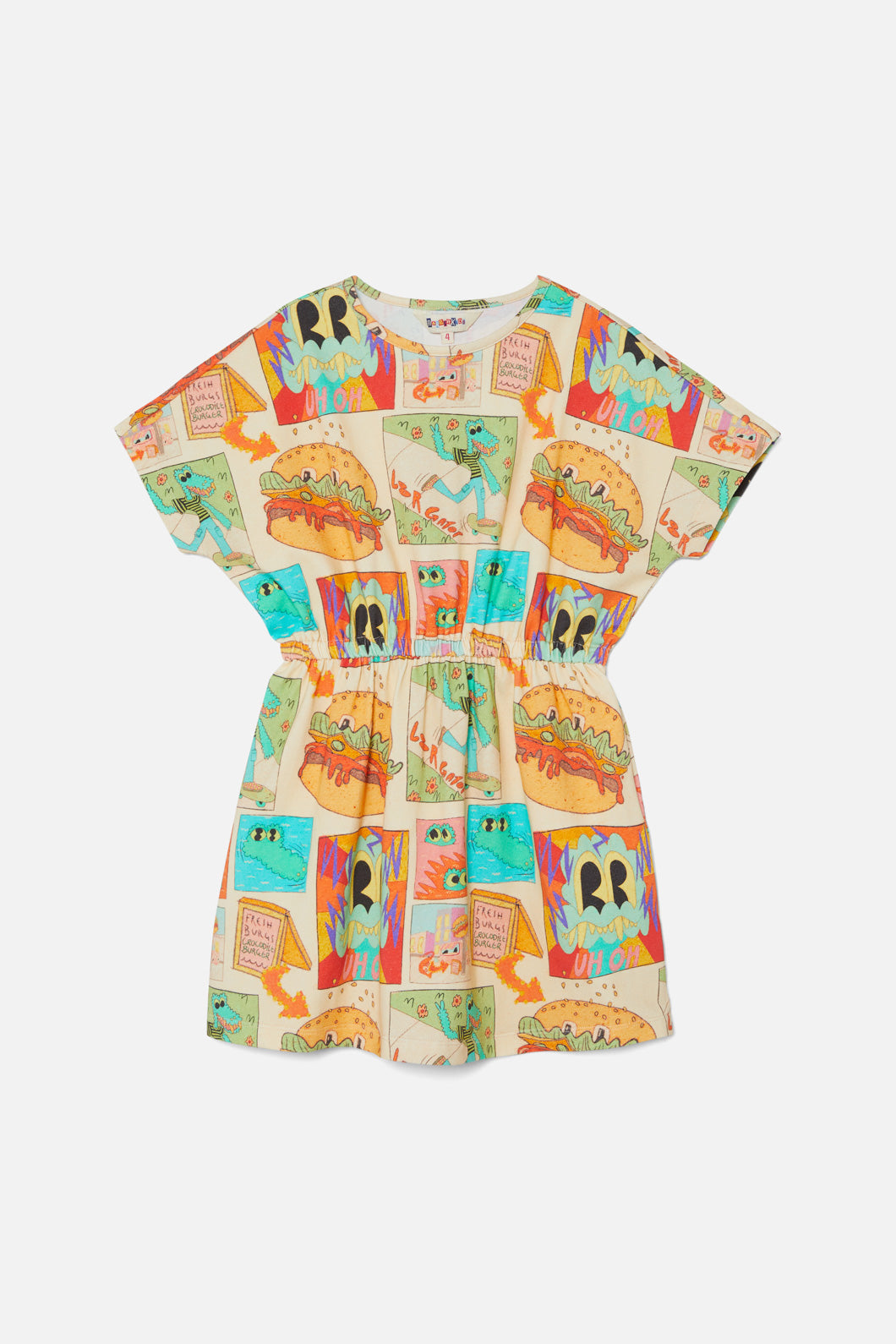 Dangerkids - Croc Burger Kids Dress - multi