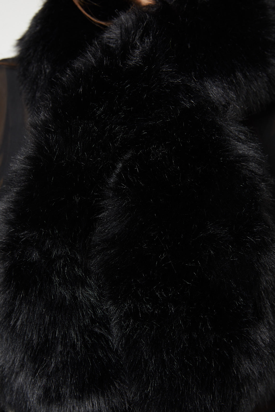 Dangerfield - Faux Fur Scarf - black