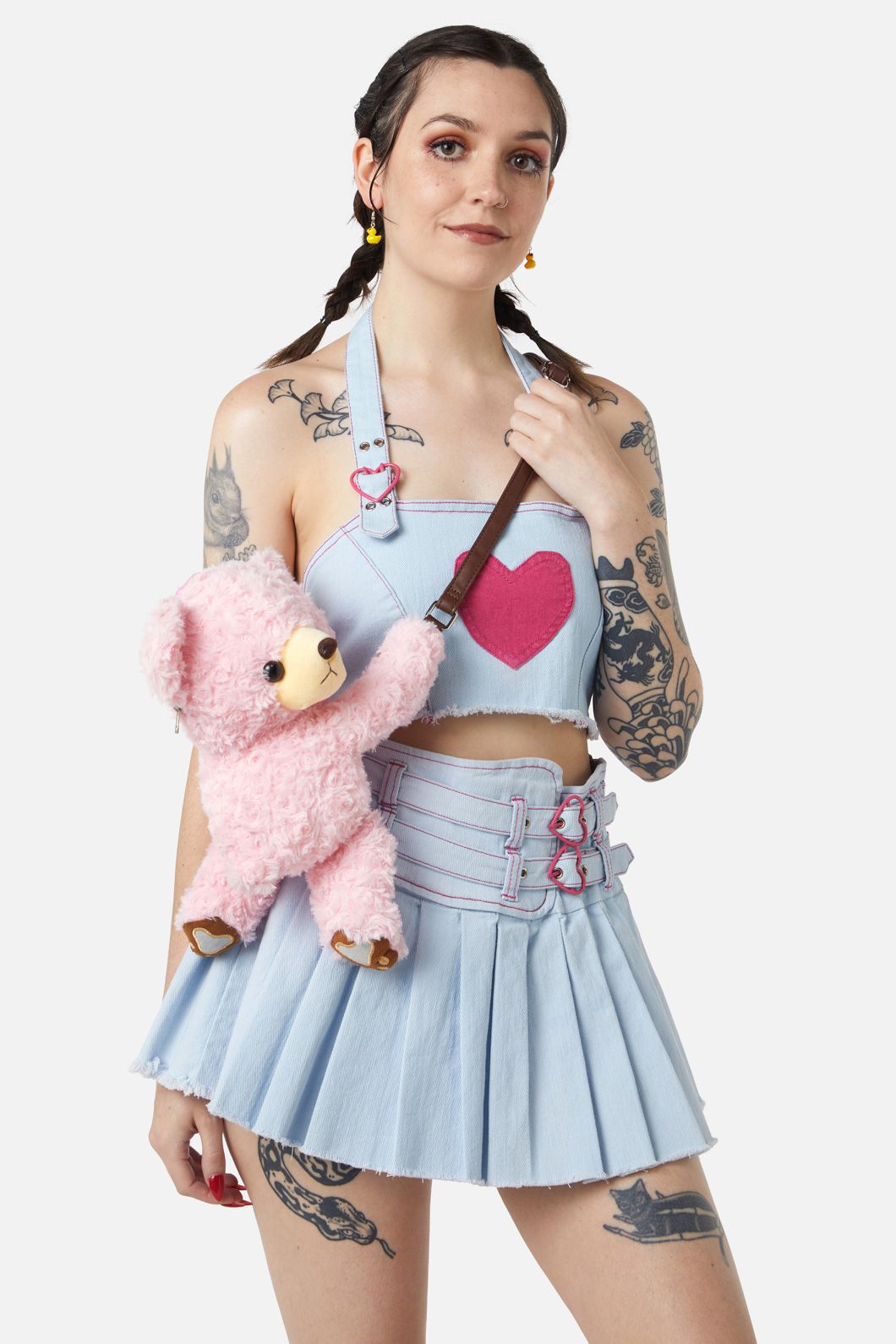 Dangerfield - Teddy Cross Body Bag - pink