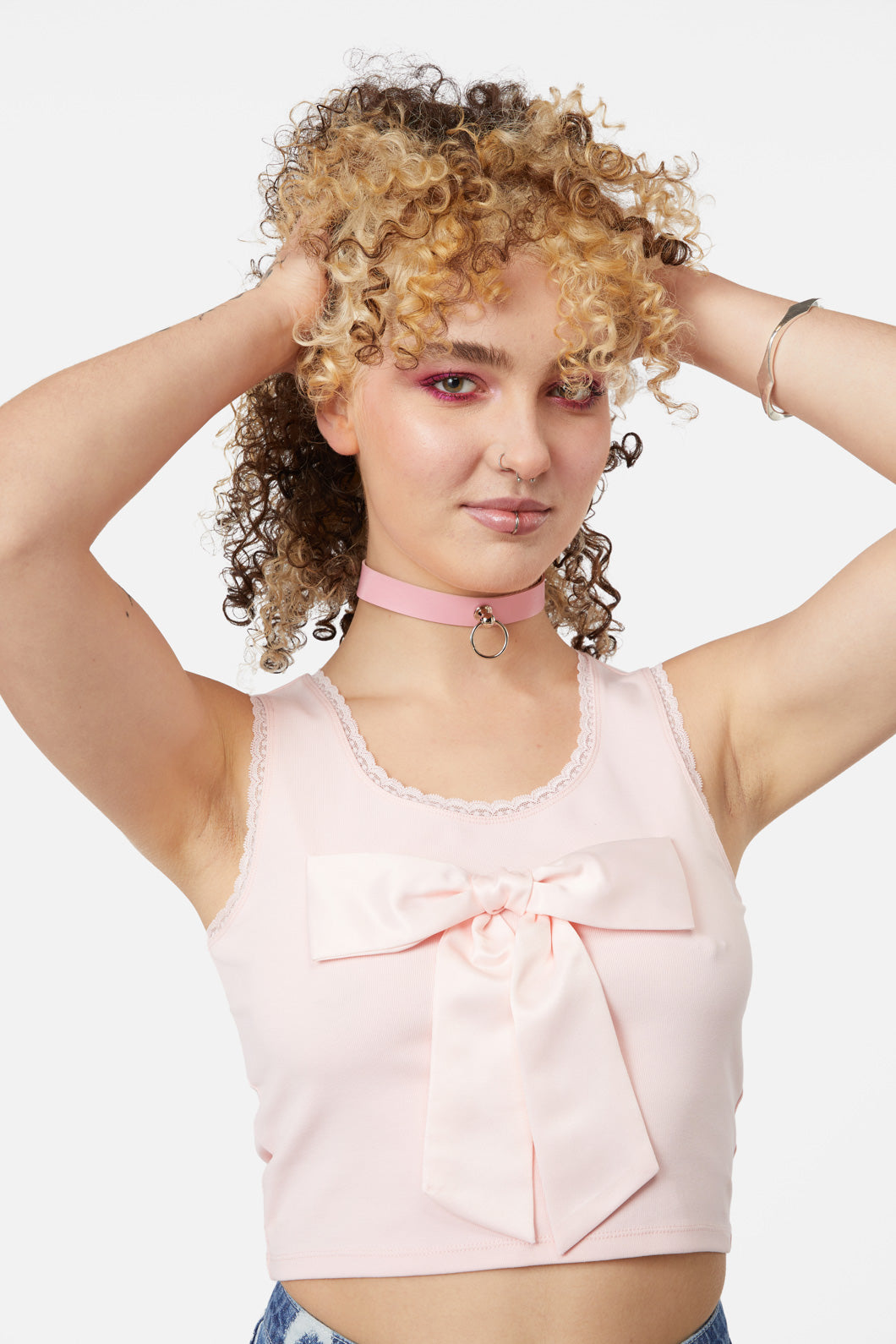 Dangerfield - Simple Ring Choker - pink