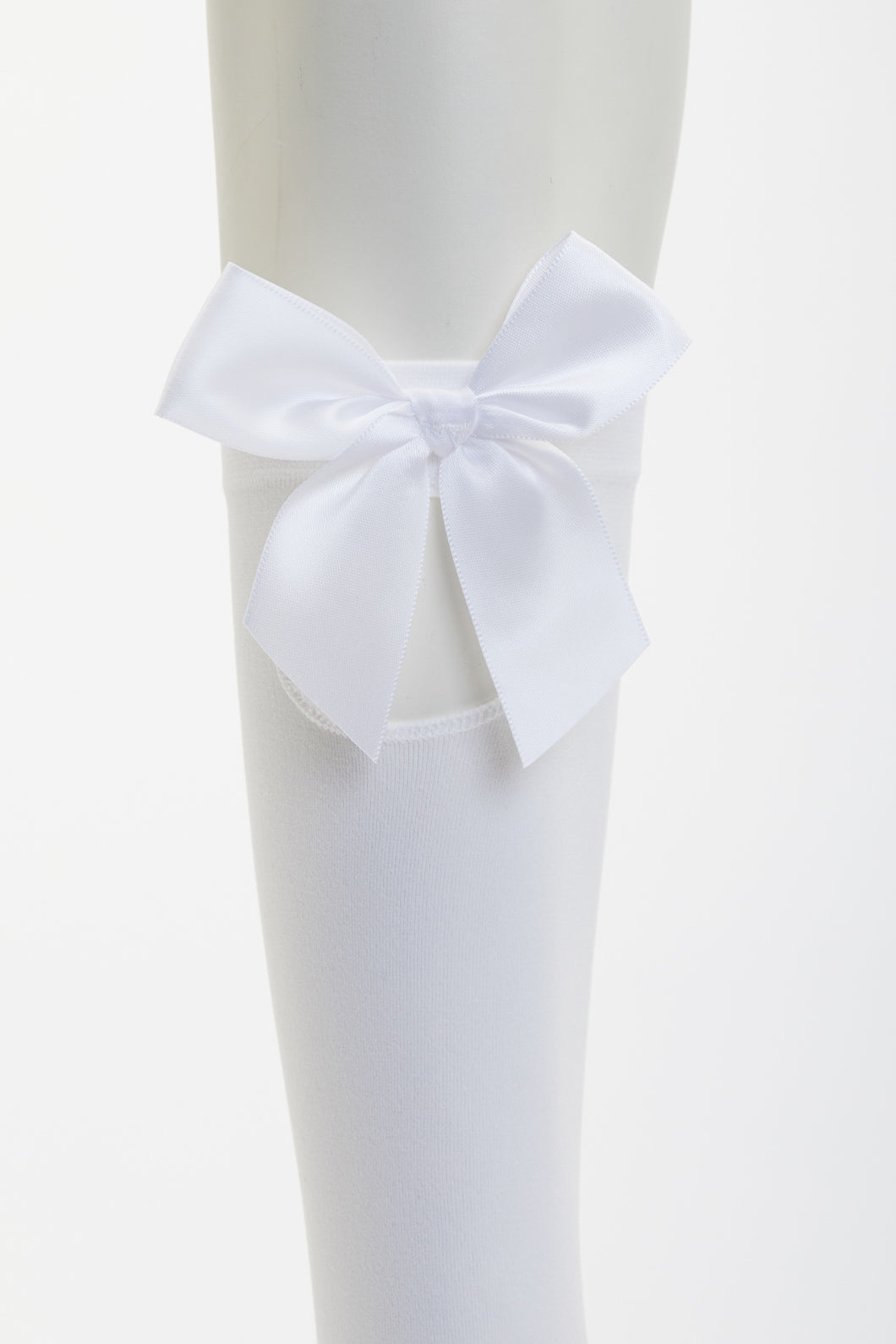 Dangerfield - Bow Long Socks - white