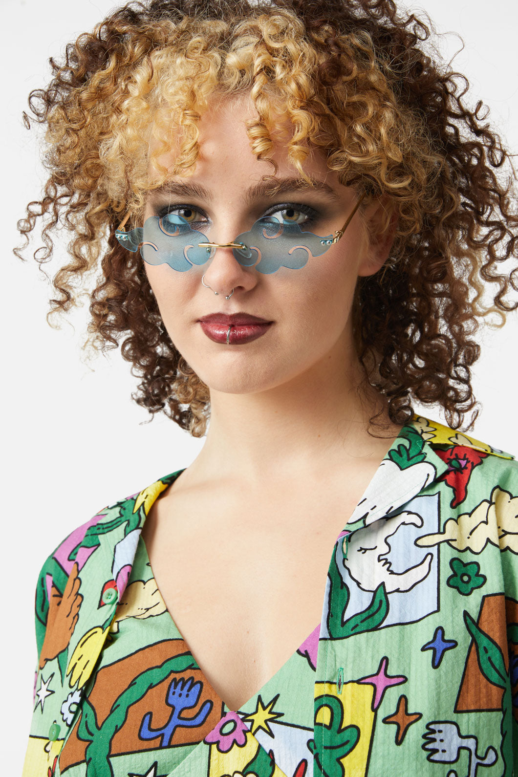 Dangerfield - Cloud Glasses - blue