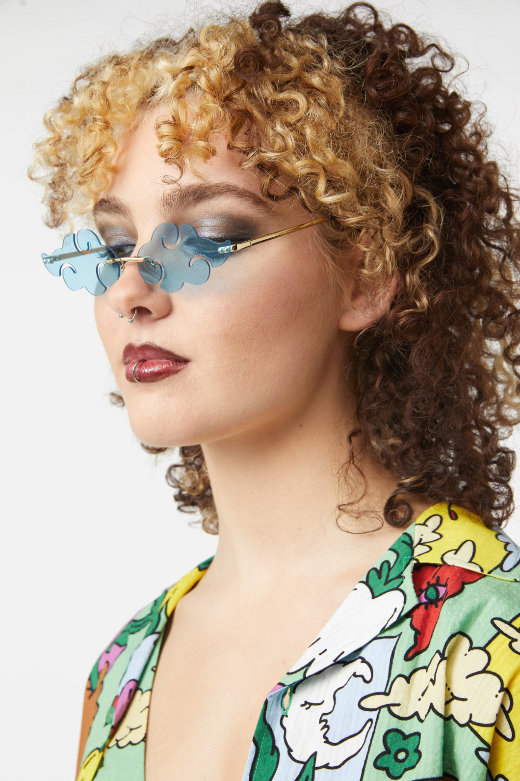 Dangerfield - Cloud Glasses - blue