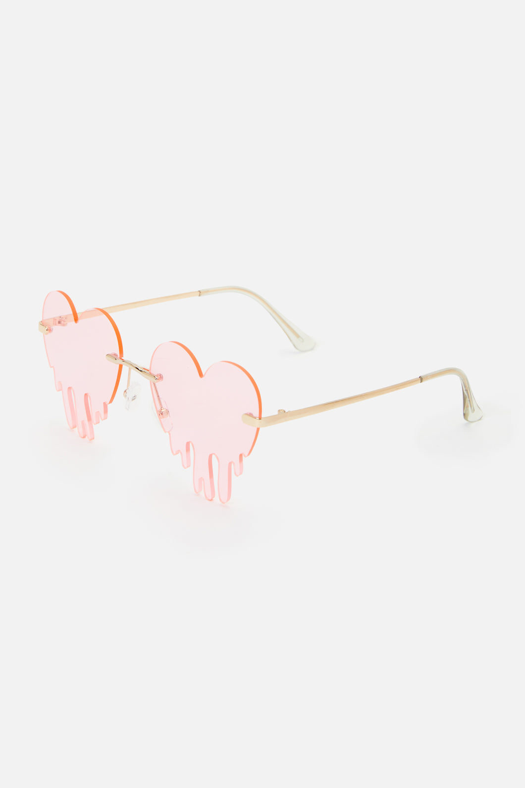 Dangerfield - Dripping Heart Glasses - pink