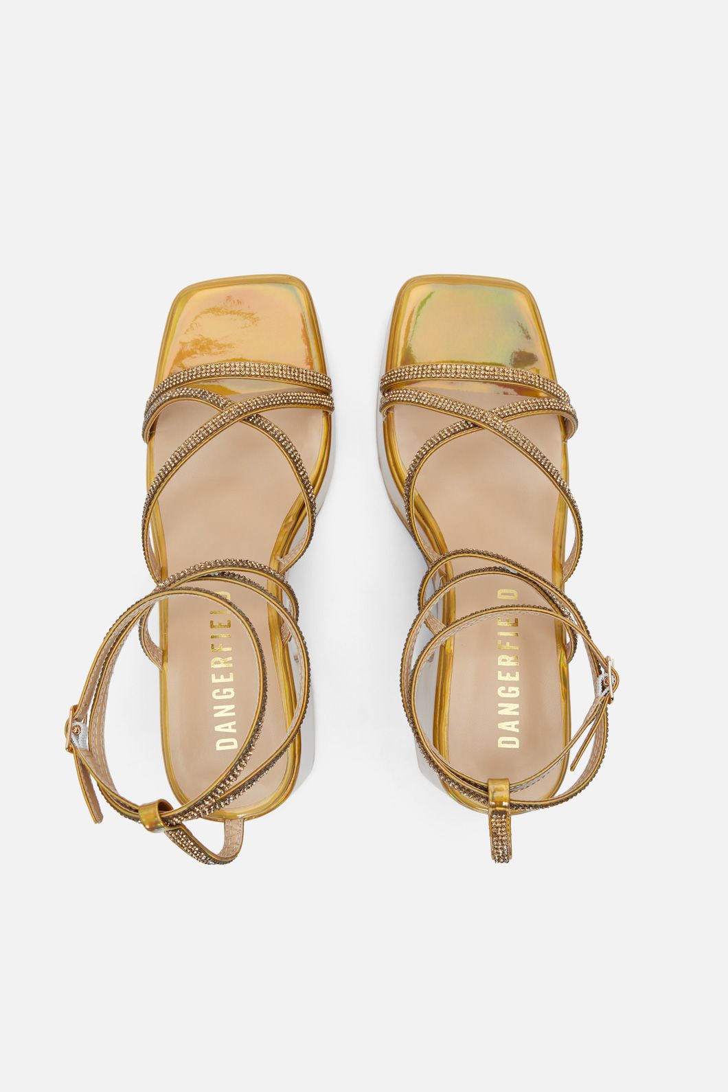 Dangerfield - Holo Sparkle Heel - gold